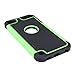 iPod Touch 7th Generation case, 6th Generation Cases, Protective Case for iPod Touch 5 6 7 Gen Bumper Accessories (Green)