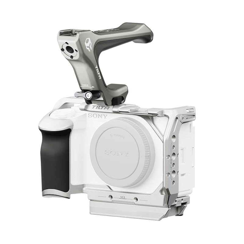 Tilta ZV-E1 Cage,Full Camera Cage Compatible with Sony ZV-E1 Lightweight Kit with NATO Rail and Compact NATO Top Handle - Silver TA-T35-B-S — image 1