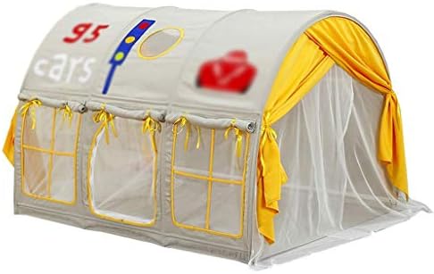 プレイファッションテント 特大ベッドテントプリントハウス通気性メッシュテント屋内赤ちゃんのおもちゃ