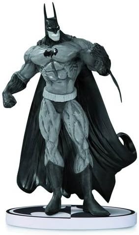 dc black and white statues