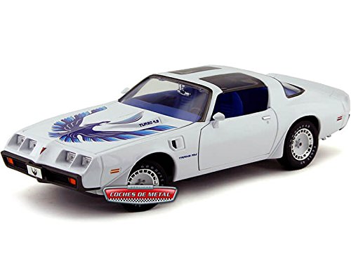 Greenlight 50831 1980 Pontiac Firebird Trans Am White Triple 9 Collection 1 of 999 Produced Worldwide 1/18 Diecast Model Car