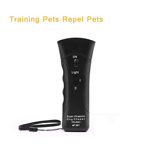 image for Humutan Handheld Dog Repellent, Dual Channel Electronic Animal Repelle