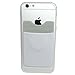 GreatStyler Premium Lycra Cell Phone Card Holder Sticker Firmly Adhesive Stick Back Cover Credit Card Holder Pouch Pocket Wallet for Mobile Cell Phones (Gray)