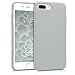 kwmobile Case Compatible with Apple iPhone 7 Plus/iPhone 8 Plus Case - TPU Silicone Phone Cover with Soft Finish - Light Grey Matte
