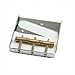 TStoy New Chrome 3 Copper Saddle Ashtray Bridge For Telecaster TELE Electric Guitar
