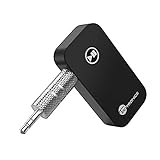 TaoTronics Bluetooth Receiver, Portable Wireless Car Aux Adapter 3.5mm Stereo Car Kits, Bluetooth 4.2 Hands-Free Bluetooth Audio Adapter for Home/Car Stereo Music Streaming Sound System
