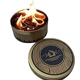 Amaping Portable and Reusable Campfire for Outdoor Camping Lighting Long Lasting Campfire Tank Heating Portable Campfire