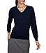 Wool Overs Women's Cashmere & Merino V Neck Sweater