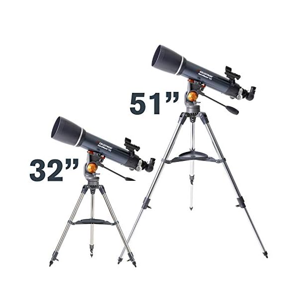 Celestron 22065 AstroMaster 102AZ Refraktor-Teleskop, dunkelblau – Bild 8