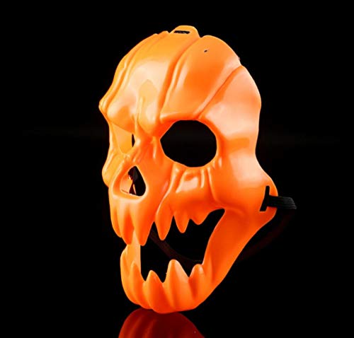 Halloween Mask,Kasien Halloween Smiling Face Plastic Mask Fancy Dress Party Funny Dress Up Props (Halloween Mask) - Thumbnail 2