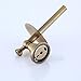 Rozin Elegant Antique Brass Bathroom Toilet Paper Holder Roll Upright Tissue Shelf