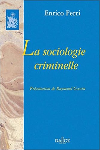Amazon Fr La Sociologie Criminelle Reimpression De L Edition De 1893 Ferri Enrico Livres