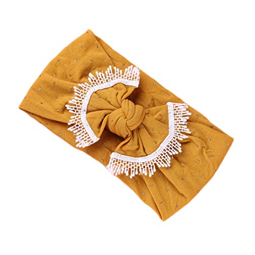 image for DANMY Baby Girl Nylon Headbands Turban Newborn Infant Toddler Hairband