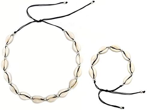 Nager Shell Choker Necklace Boho Hawaii Handmad Beach Shell Necklace for Girls Ladies