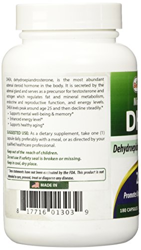 Купить Best Naturals, Micronized DHEA 25 mg 180 Capsules в интернет ...