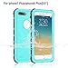iPhone 7 Plus / 8 Plus Waterproof Case [5.5 inch], Garcoo IP68 Certified Fully Sealed Underwater Protective Cover, Shockproof Dustproof and Snowproof, Suitable for Outdoor Sports (Grass Blue)
