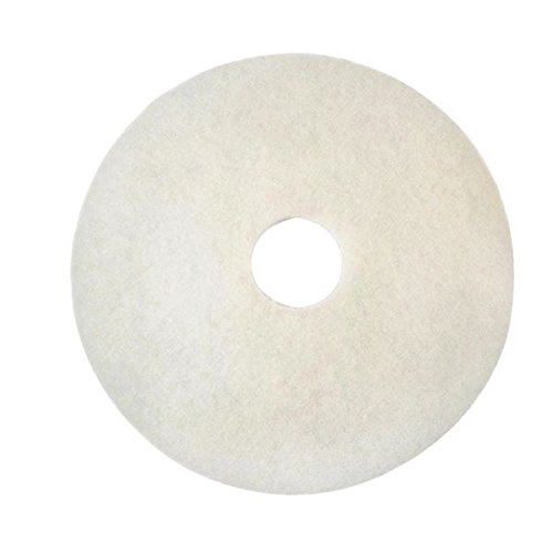 Polishing Floor Pad, 380mm, White, Pack of 5