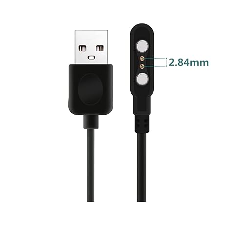 Smart Watch Charger Cable, Universal Pin Magnetic Suction USB  Charging Cable for Smart Watch, Replace