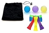 Stress Relief Sensory Fidget Toys For Adults & Kids - Squishy Stress Grip Balls & Marble Mesh Fidgets With Free Carrying Bag - Non-toxic,BPA/Phthalate/Latex-Free #1 Therapist Recommended!