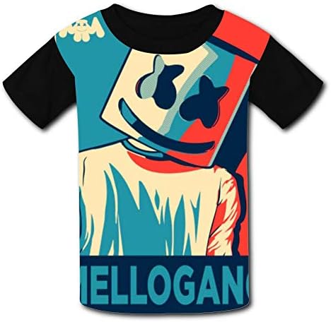 Pasilin Youth Mello-gang Music 3D T Shirt Printed Tops for Boys Girls Short Sleeve Tees