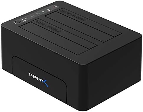 Sabrent USB 3.0 to SATA Dual Bay External Hard Drive Docking Station