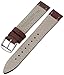 Hadley-Roma Men's MSM894RB-180 18-mm Brown Genuine Leather Watch Strap