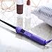 HerStyler Baby Curls Mini Curling Iron, 9mm to 13mm Tapered Barrel, Thin Curling Wand with Dual Voltage, For Crowned Curls, Purple