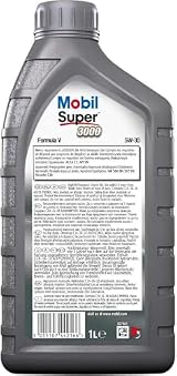 Mobil Super 3000 Formula V 5W-30 1L Synthetic Motor Oil view 2