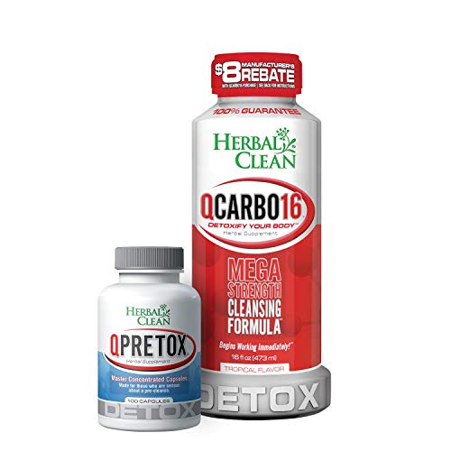 Herbal Clean SameDay Detox Drink, Tropical Flavor, 16 Fl Oz with