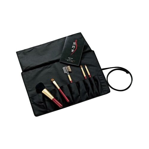Kumano Fude Kumano Make up Brush KFi-R105 Brush set w/ Case by Zenith