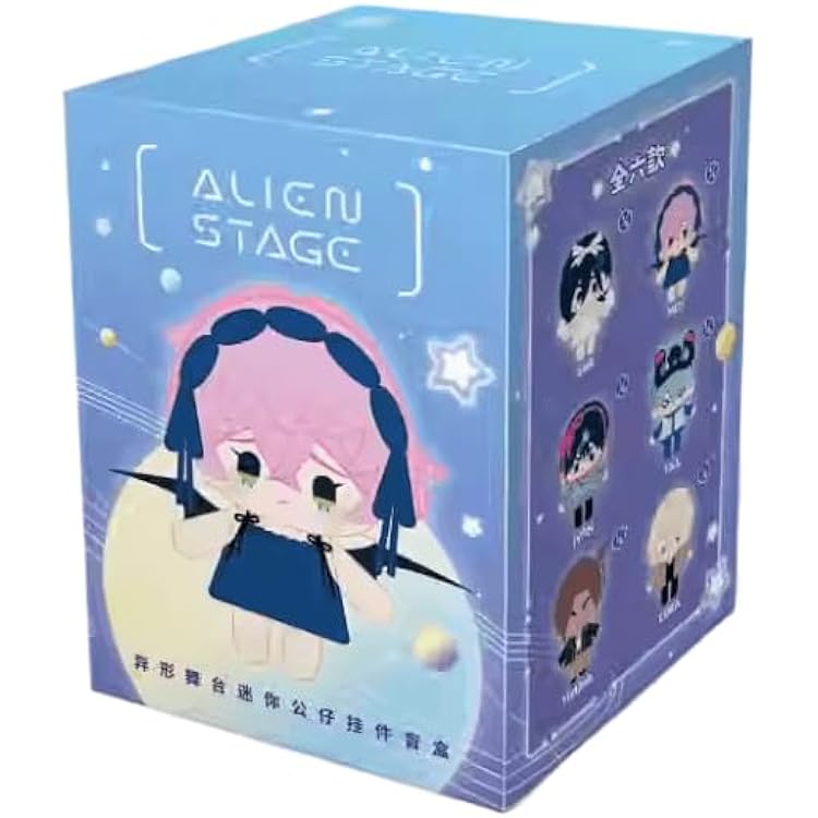 YJacuing Alien Stage Mini Series Blind Box Plush Keychain, Anime