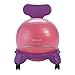 Gaiam Kids Balance Ball Chair - Classic Children's Stability Ball Chair, Alternative School Classroom Flexible Desk Seating for Active Students with Satisfaction Guarantee, Purple/Pink (Renewed)