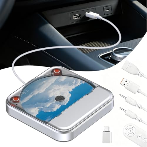External Car CD Player with Anti Skip Function and AUX