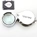 Cafurty 2Pcs New Magnifier 10 x 21mm Jeweler Loupe Eye Glass Loop Magnifying