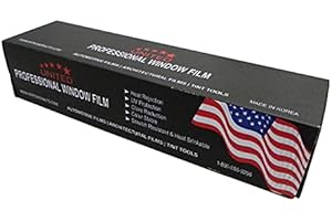 HIDNY Window Tint Car Film 40"Inx100'Ft Nano Carbon 2-Ply Centurion with 42% VLT -Clear Polyester Privacy Window Tint for Home Blocks UV/IR Rays, Heat & Glare-Laminate Adhesive with Lifetime Color Stability