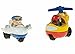 Fisher-Price Little People Wheelies Jet and Helicopter Toy