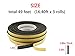 High Density Foam Tape, Foam Seal Strip Black Adhesive Weather Strip Foam Tape (49 Feet Length(1Inch Wide X 1/8Inch Thick))