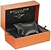 Stuhrling Original Women's Ascot Casatorra Elite Stainless Steel Watch with Diamond (Silver-Black)