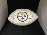 Jerome Bettis Autographed Signed Pittsburgh Steelers Logo Football INSCRIBED THE BUS Bettis Hologam