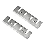 POWERTEC 128361 4-3/8-Inch HSS Planer Blades for Makita 1912B, Set of 2