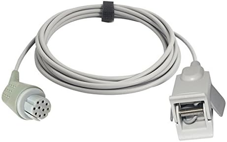 Compatible for Datex Ohmeda Spo2 Sensor Pediatric Clip 9.8 ft 10 Pins Connector FDA/CE Approved