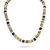 Fashion Necklace Coconut Bread Beads Surfer Beach Surf Hand Crafted 20