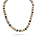 Fashion Necklace Coconut Bread Beads Surfer Beach Surf Hand Crafted 20