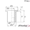 Puig 0714N Silenblock, M5, 25 stuks