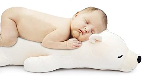 LMM Stuffed Animals Polar Bear for Babies Soft Kids Plush Toys Pillows Gift for Girlfriend 13.8" -35" Tall White Large (S -13.8" (35cm))