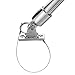 MSC Bimini Top Stainless Steel Angled Deck Hinge with Removable Pin,1EA