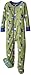 New Jammies Little Boys' Toddler Zippered Footie Pajamas, Football Tough, 3T