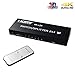 Bluesky HDMI Switcher Splitter Amplifier 2x4(2 in 4 Out), with SPDIF Audio 3.5mm, Support HD 4K, 3D, 1080P
