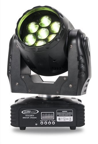 Eliminator Lighting Stealth Wash Zoom 7x12W LED Moving Head Light