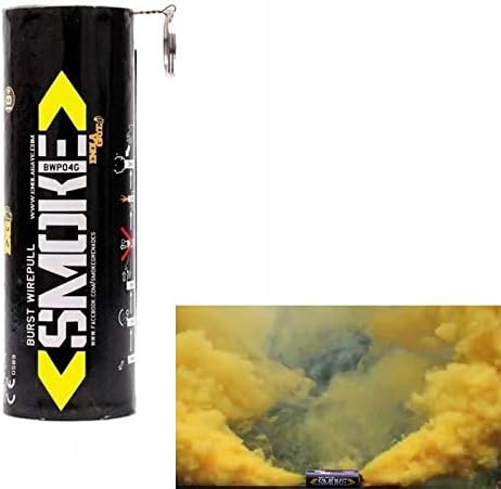 SMOKE GRENADE WIRE SOFT 20 SECONDS BURST 7107 YELLOW
